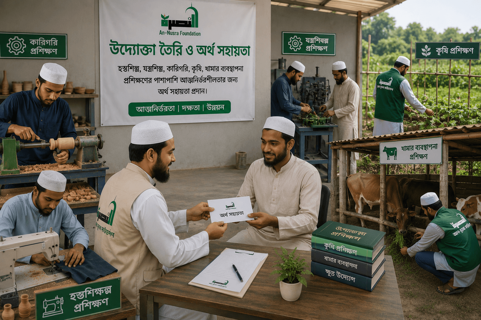 উদ্যোক্তা তৈরি ও অর্থ সহায়তা